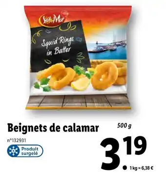 Lidl Beignets de Calamar offre