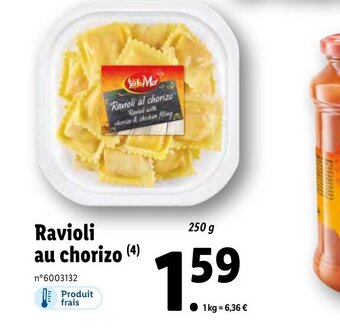 Lidl Ravioli Au Chorizo offre