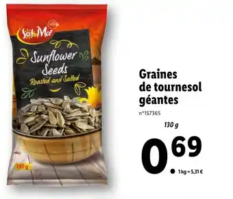 Lidl Graines de tournesol Géantes offre