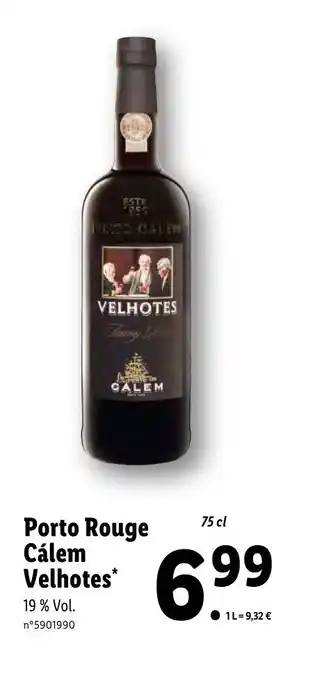Porto Rouge Cálem Velhotes