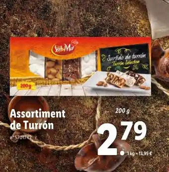 Lidl Assortiment de Turrón offre
