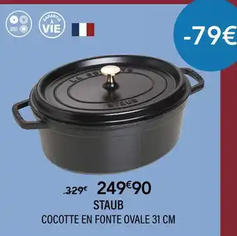 Staub cocotte en fonte