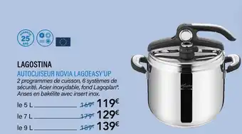 Lagostina autocuiseur novia lagoeasyâup