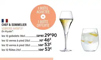 Chef & sommelier verrerie arom’up
