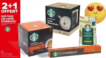 Carrefour Market Starbucks bon plan sur tous les cafés de la marque starbucks offre