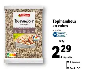 Topinambour En Cubes