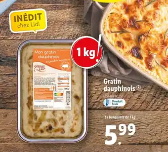Lidl Gratin Dauphinois offre