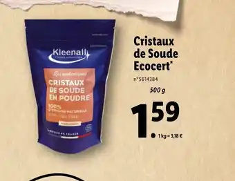 Cristaux De Sodue Ecocert