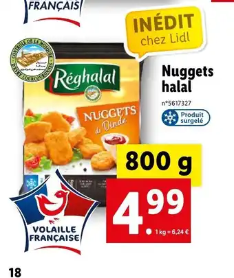 Lidl Nuggets Halal offre