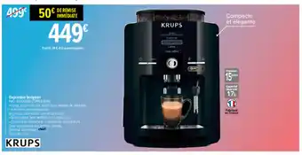 Carrefour Expresso Broyeur Réf, : EA82D810 ESPRESSERIA offre