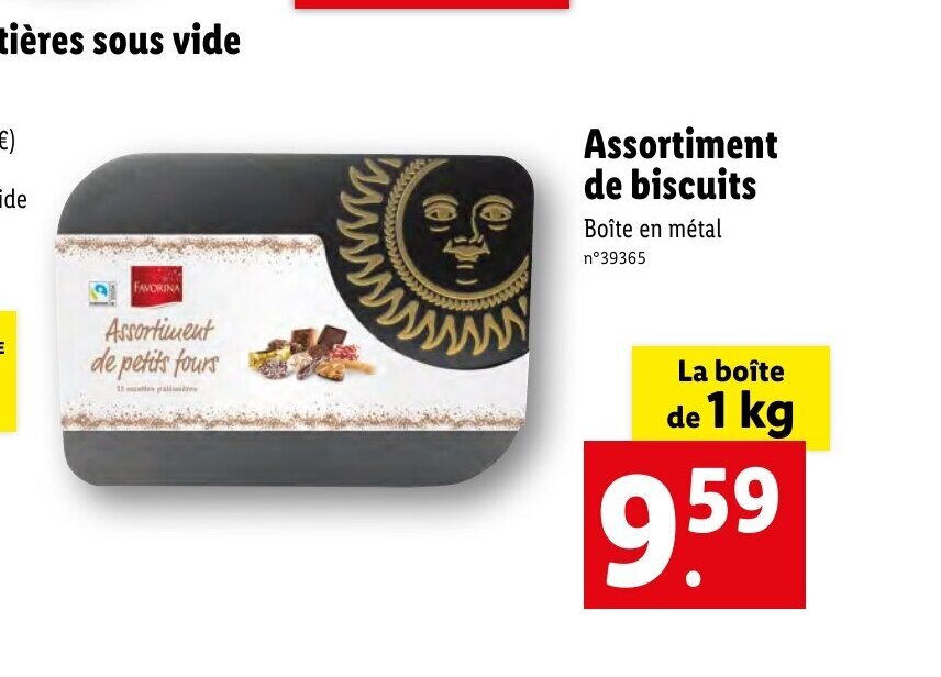 Promo Assortiment De Biscuits chez Lidl