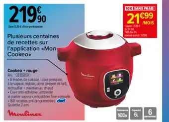 Cookeo + Rouge Réf, : CE858510