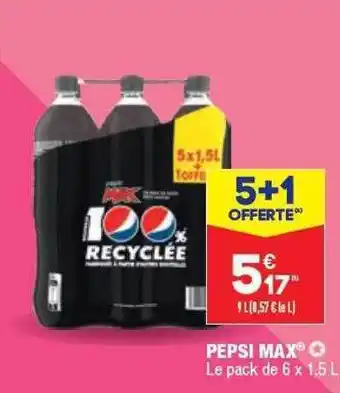 ALDI Pepsi max offre