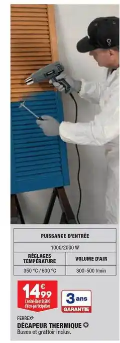 Décapeur thermique ferrex