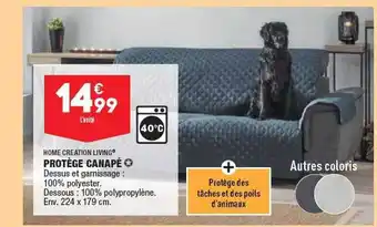 ALDI Protège canapé home création living offre