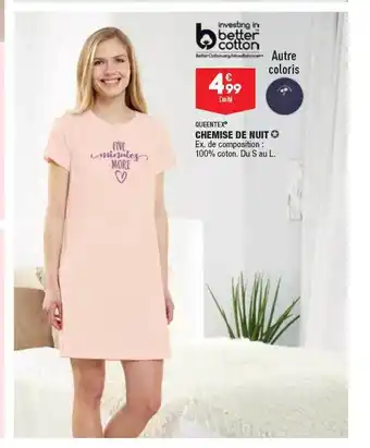 ALDI Chemise de nuit queentex offre