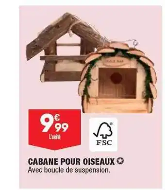 ALDI Cabane pour oiseaux offre