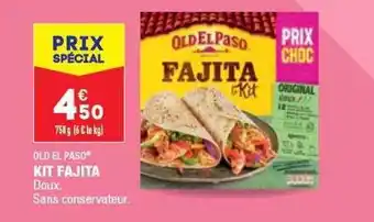 ALDI Kit fajita old el paso offre