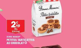 ALDI Petites tartelettes au chocolat bonne maman offre