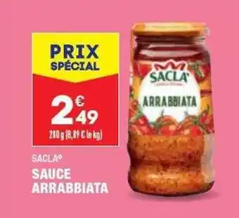 ALDI Sauce arrabbiata sacla offre