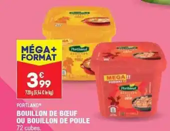 ALDI Bouillon de boeuf ou bouillon de poule portland offre