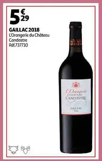 Auchan Gaillac 2018 l'orangerie du château candastre offre