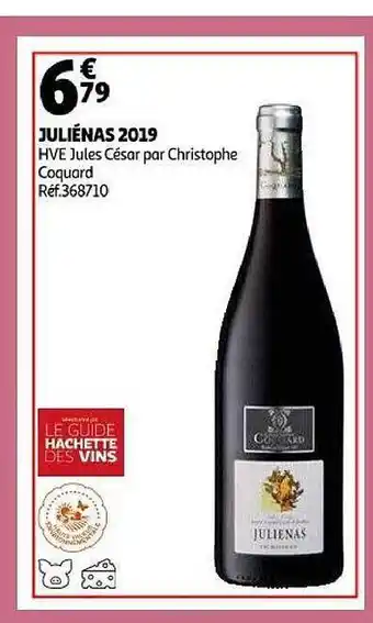 Auchan Juliénas 2019 hve jules césar par christophe coquard offre