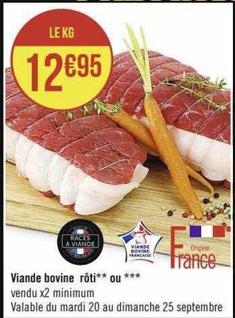 Casino Supermarchés Viande bovine rôti**ou*** offre