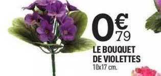Centrakor Le bouquet de violettes offre