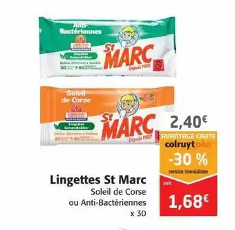 Colruyt Lingettes st marc offre