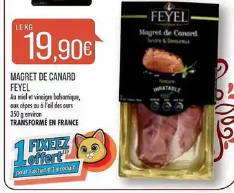 Match Magret de canard feyel offre