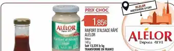 Match Raifort d'alsace râpé alélor offre