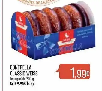Match Contrella classic weiss offre