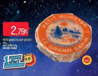 Match Petit munster aop siffert offre