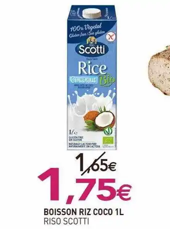naturéO Boisson riz coco riso scotti 1l offre