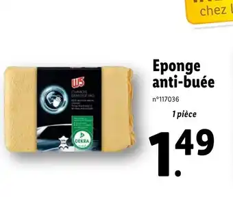 Lidl Eponge Anti-Buée offre