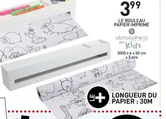 Stokomani LE ROULEAU PAPIER IMPRIMé offre