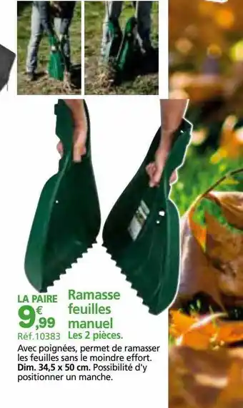 Provence Outillage Ramasse feuilles manuel offre