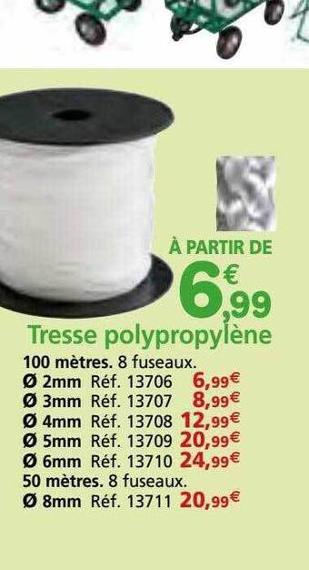 Provence Outillage Tresse polypropylène offre