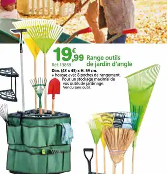 Provence Outillage Range outils de jardin d'angle offre