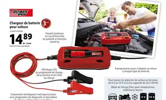 Lidl Chargeur De Batterie Pour Voiture offre