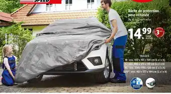 Lidl Bache De Protection Pour vehicule offre