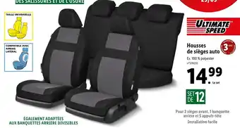 Lidl Housses De Sieges Auto offre