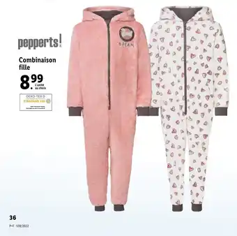 Lidl Combinaison Fille offre