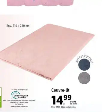 Lidl Couvre-lit offre