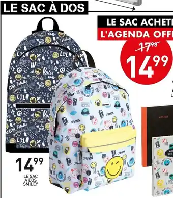 Stokomani LE SAC A DOS SMILEY offre