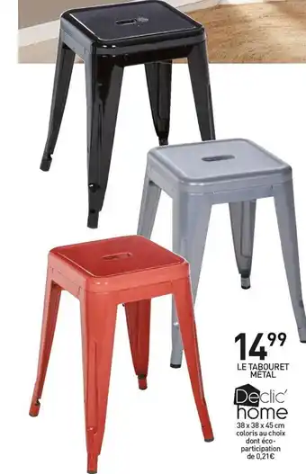 Stokomani LE TABOURET MéTAL offre