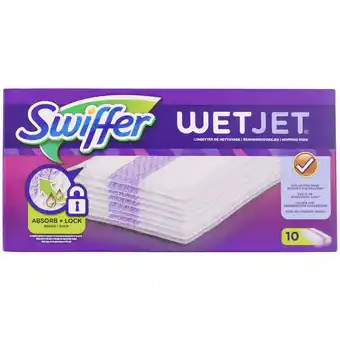 Action Lingettes nettoyantes wetjet swiffer offre