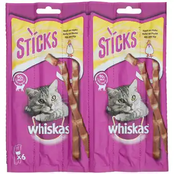 Action Bâtonnets à mâcher pour chat whiskas offre