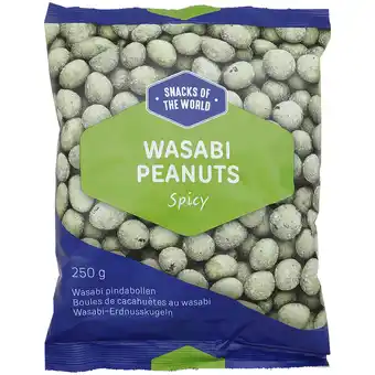 Action Cacahuètes au wasabi snacks of the world spicy offre